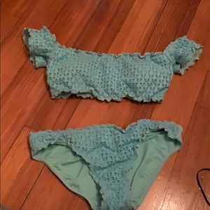 Turquoise bathingsuit